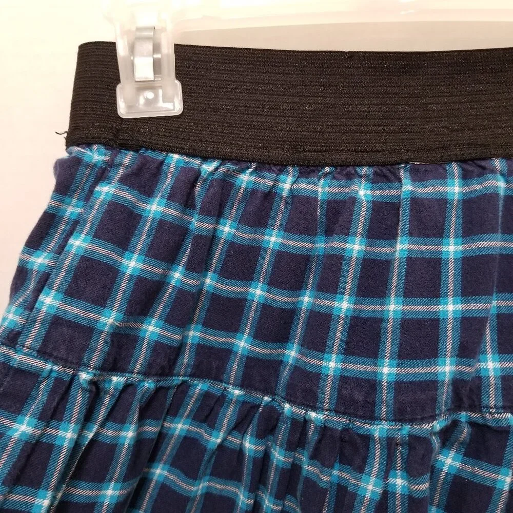 Justice skort 10 plaid metallic schoolgirl mini academia cotton checks